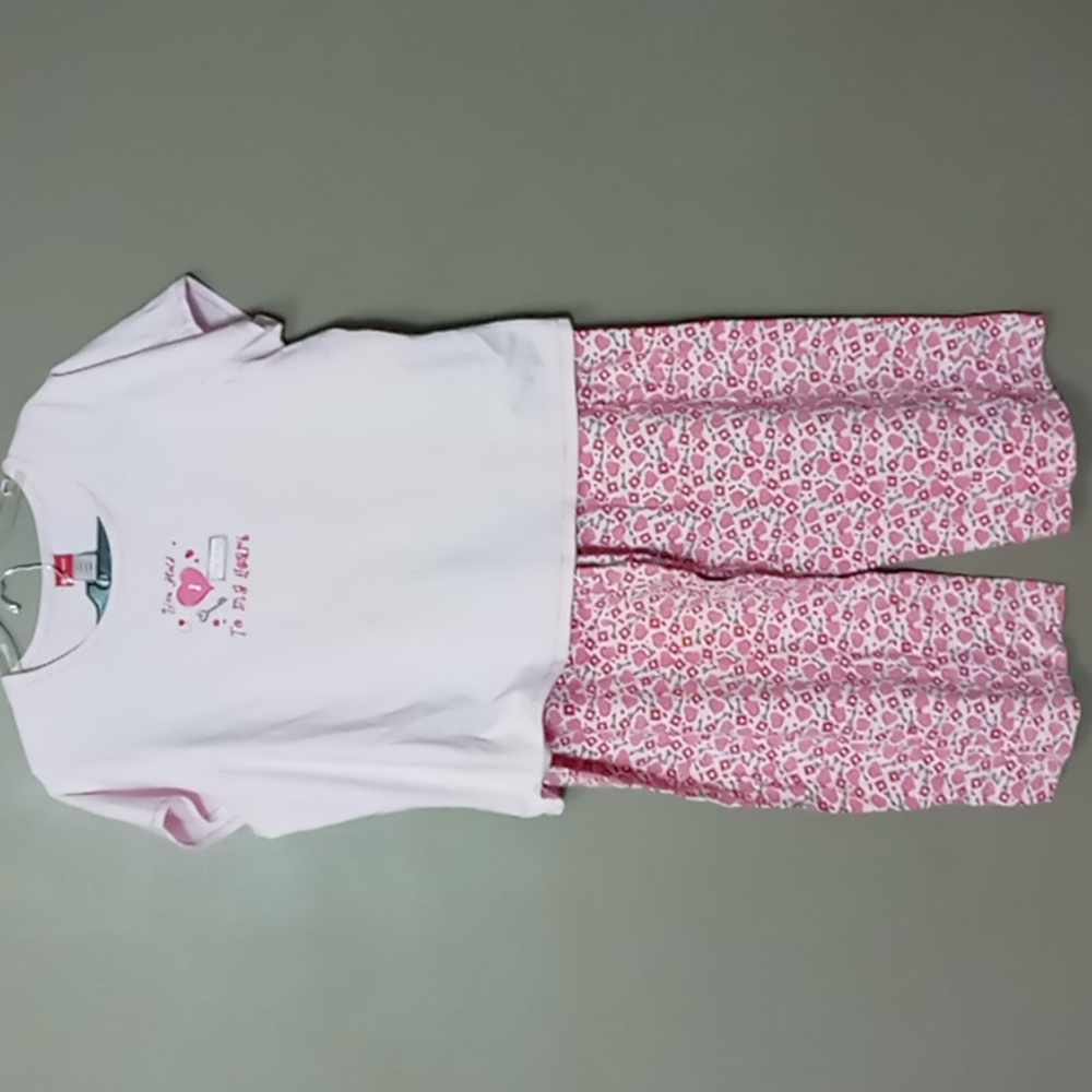 Holiday Editions 2 Piece Valentine "You Stole the Key to My Heart" Pajamas 2X